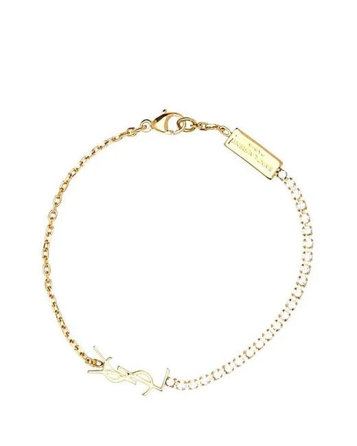 Saint Laurent Cassandre Charm Bracelet