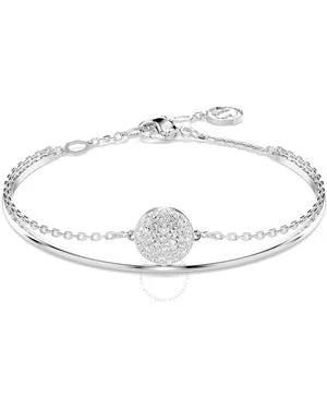 Sublima White Crystal Bangle
